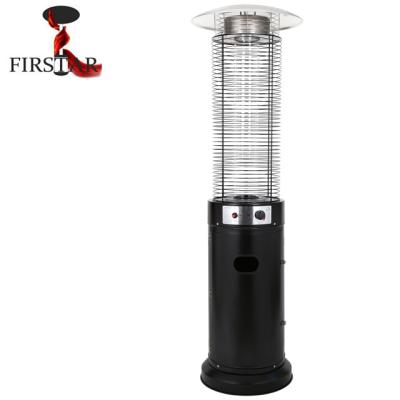 China Glass Tube Gas Stored Patio Outside Flame Heater for sale