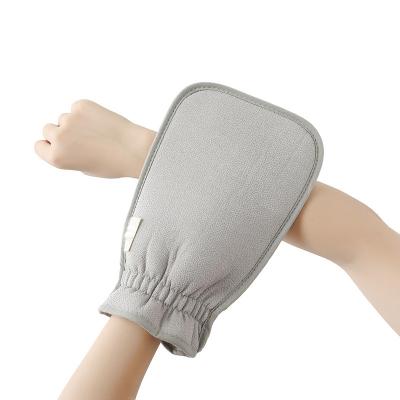 China All Natural Squishy Shower Bath Gloves Exfoliating Washing Skin Massage Scrub Body Bath Glove for sale