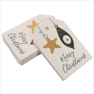 China Handmade Premium High Quality Kraft Paper Christmas Gift Tag Tag Christmas for sale