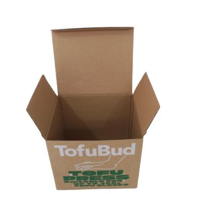 China Recyclable High Quality Eco Friendly Recycled Kraft Paper UV Colored Packaging Printing Natural Box for sale