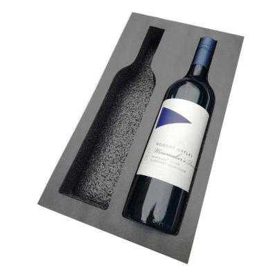 China Shockproof Black Wine Packaging Plastic Foam Protective Foam Inserts For Boxes for sale