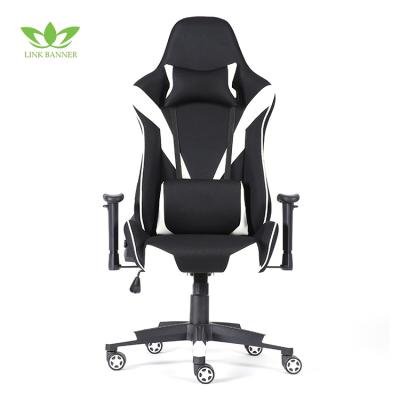 China Chair Can Recline With Lock Tension Control LK-6537 Super Breathable Fabrics Upholstery PU Leather Game Racing With Ergonomic Computer Chair for sale