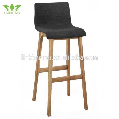 China Fashion / modern LK-3308B super fabric upholstery high bar chair modern furniture style for sale