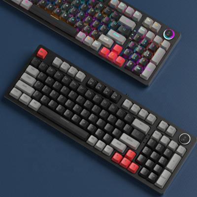 China Customized Key 100 Anti-ghosting k98 Anti-ghosting 980 Mechanical Keyboard 980 Key Gaming Computer Keyboard Customized Mechanical Wireless Magic Keyboard for sale