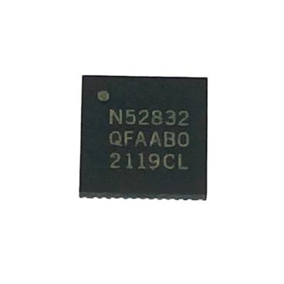 China New and original NRF52832-QFAA NRF52832 52832 RF TxRx + RF MCU 1GHz ANT Bluetooth v5.0 2.4GHz VFQFN-48 in BOM one-stop stock stock Source for sale