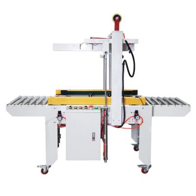 China Food flowpack sealing carton box automatically adjust height carton riser and bottom sealer for sale