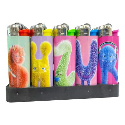 Cina OEM Disposable Rechargeable Lighter Stone Flameless Lighter Stone Flint Lighter Dy-098 in vendita