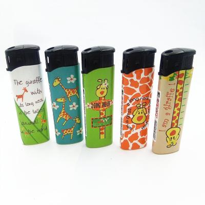 China Portable Colorful Plastic Disposable and Refillable Torch Lighter for Electronic Devices for sale