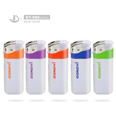 China ISO9994 Certified Disposable Dy-588 Mini Plastic Electronic Smoking Lighter for Switzerland for sale