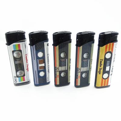 China Customization Electric Gas Lighter DY-026 EUR Style Classic Fashion Piezo 81.1*24.5*11.5mm for sale