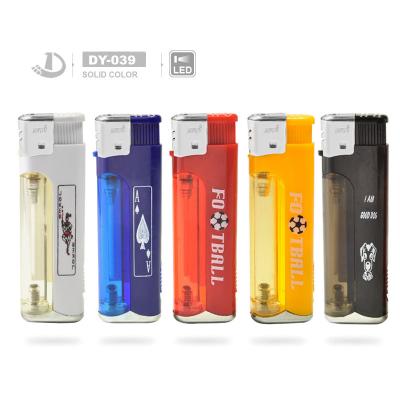 China Dy-039 LED Lamp Five Colors Men Prime S Style Electronic Lighter for sale