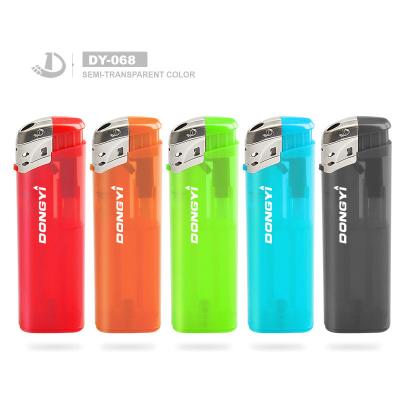 China Customized Request Get Colorful Disposable Gas Plastic Lighter at 8.2*2.6*1.14cm for sale