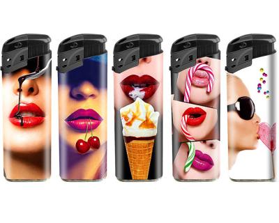 China Customized Disposable Electronic Transparent Lighters for BBQ at Walmart Request for sale