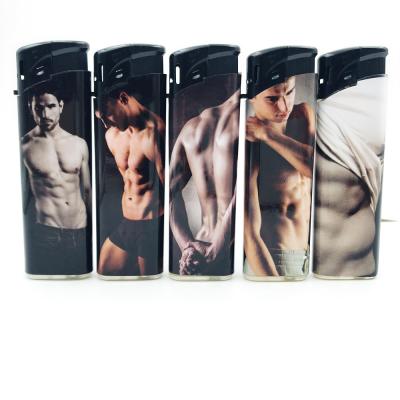 China Flame Electric Lighter Disposable Cigarette Gas Lighter DY-075 Disposable Gas Lighter for sale