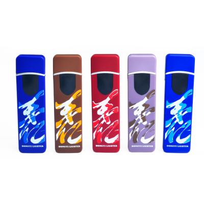 China Fingerprint Activated USB Rechargeable Lighter USB01 Customised Logo 8.2*2.3*0.95 cm for sale