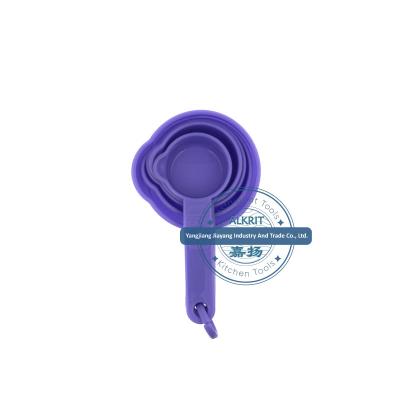 China Modern Hot Sale Plastic Set of 5 Measuring Cups Doser (JYKT-MT002) for sale