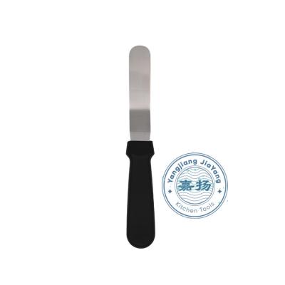 China Metal Stainless Steel Butter Spatula (JYBK-A238)/Hot Selling Cake Knife/Curved Scraper for sale