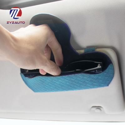 China ZY Installation Car Glass Case Sunshade Luxury Non-destructive Business/Sunglasses Clip Car Accessories Sunglasses Clip for sale