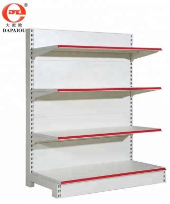 China Good Price Grocery Retail Display Stand Racks Gondola Shelving Double Sided Supermarket Shelf For Sale for sale