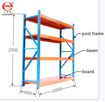 China Steel Warehouse Storage System Warehouse Storage Rack Can Be Customized Pallet Storage for sale