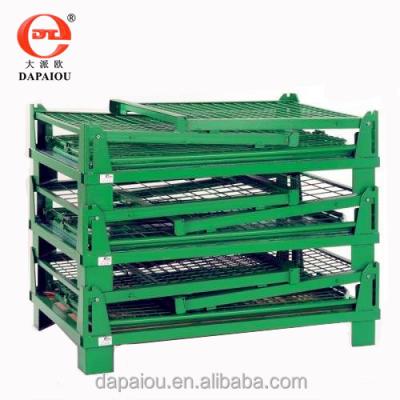 China Hot Sale Metal Folding Unique Stackable Pallet for sale