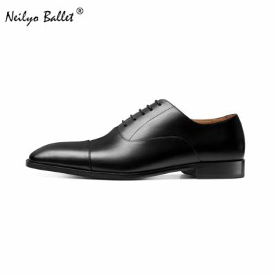 China Wholesale New Models Men's Handmade Stylish Shoe Sweat-absorbent Design Formal Leather Business Shoes for sale