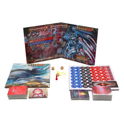 China Custom printing family paper intelligent board game boardgame HS-custom maker for sale