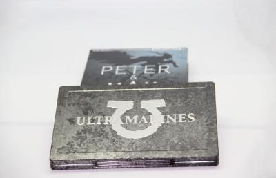 China Rectangular Metal Tin CD Case With Logo 0.21 ~ 0. 30 MM Thickness for sale