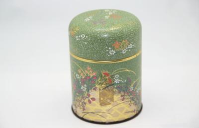 China Recyclable Custom Tea Tin Boxes Packing , Round Tin Containers for sale