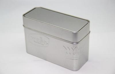 China Elegant Cookie Tin Boxes For Packaging , Small Tin Container Embossing for sale