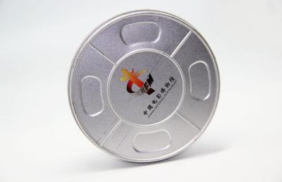 China Embossed Round Tin Box For Museum Exhibition , Candy Tin containers for sale