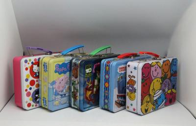 China OEM Rectangle Convenient Lunch Tin Boxes Packaging For Children for sale