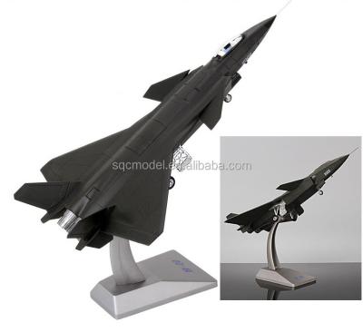 China Fighter Aircraft Diecast Model Toy Fighter 1:72 J-20 Diecast Models for sale