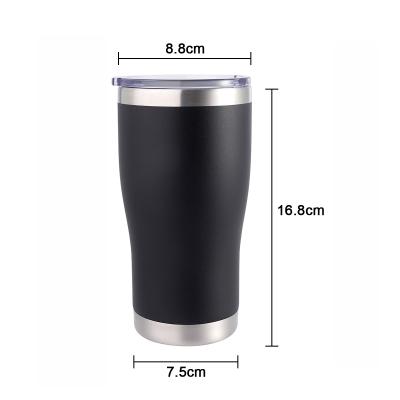 China Wholesale 20oz 30oz Disposable Sublimation Masks Straight Lean Tumbler L Tumbler Cups In Bulk Stainless Steel for sale