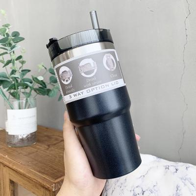 China 890ml Viable Coffee Mug Custom Stainless Steel Coffee Tumbler Custom Printed Logo for sale