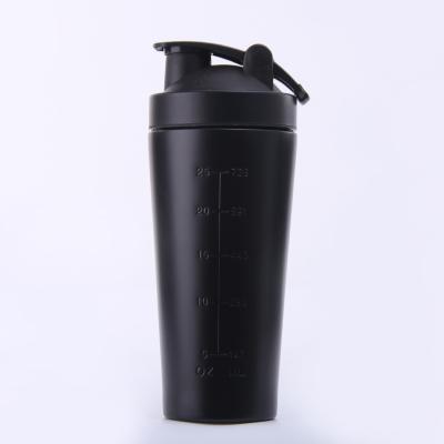 China Plastic Gym Free Shaker Bottle, 304 Stainless Steel Factory Wholesale Leakproof Protien Shaker Bottle With Box Bpa Mixer for sale