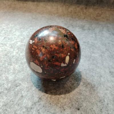 China Yuhua Wholesale High Quality Home Decoration Stone Spheres Natural Hand Carved Crystal Ball Healing Stone Polished For Decoration for sale