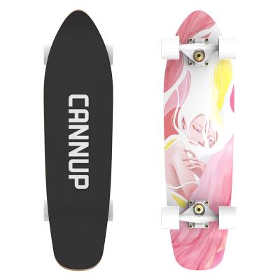 China 2021 New Hot Sale Style Fish Cruiser Skateboard 7 Decks Youth Handle Fish Wood Skateboards for sale