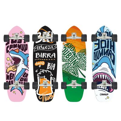 China Youth SWING Wholesale Cheap Professional Wood Surf Skates With Truck CX7CX4 30 Inch Surf Board Skateboard for sale