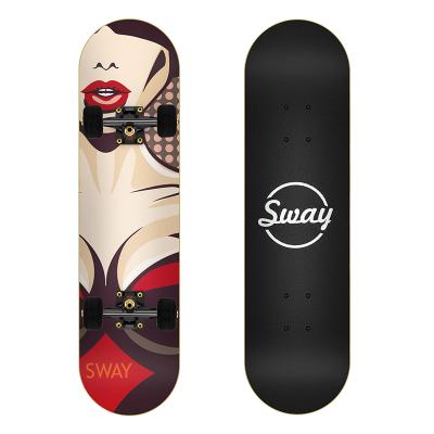 China 2021 Youth High Quality 31 Inch Canadian Maple Flight Amplified Custom Skateboard for sale