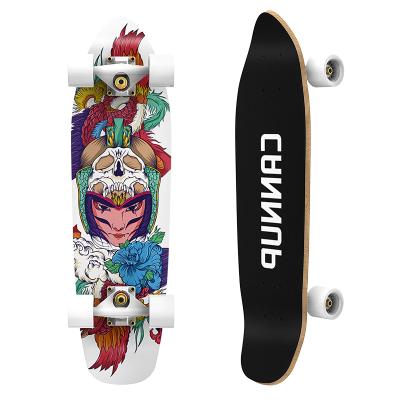 China Youth Canadian 7 Ply Maple Fish Skateboards Cruiser Surf Skateboard for sale