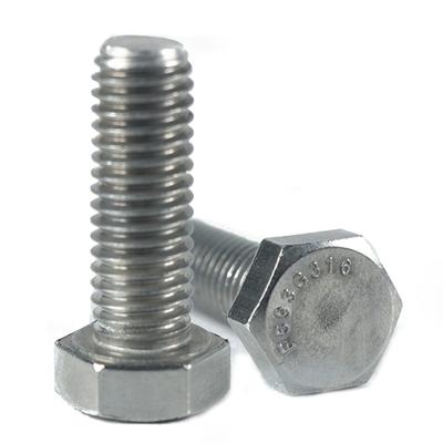 China Interesting Price Heavy Industry Factory Supply Nick Plated Hex Head Bolt And Nut Hex Flange Bolt for sale