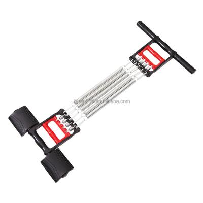 China Complete Fitness Exercise 3 in 1 Multifunctional Spring Chest Muscle Expander Pull Up Exercise with Foot Home Fitness Equipment Double Chest Supplement for sale