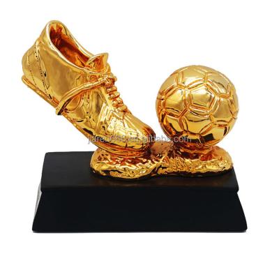 China Oversized creative high-end gold-plated basketball trophy resin basketball education basketball competition sports meet for sale