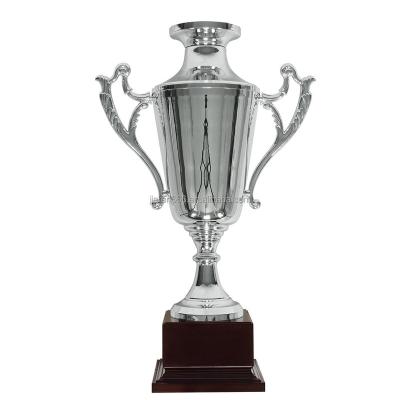 China Education All Metal Trophy Wooden Trophy Low Silver Novel Classy Game Sports Soccer Basketball Lettering Sports for sale