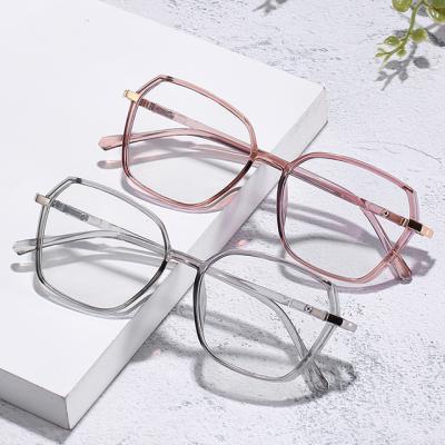 China 2020 fashionable light blueblocking light eyewear fashion hexagon anti-blue light glasses glass lens DLO18130 for sale