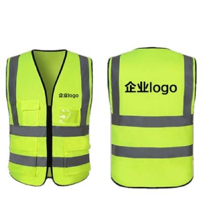 China Anti-wrinkle Custom Shiny Night Motorcycle Safety Be Seen Be Safety Invests Reflective Vest For Workers for sale