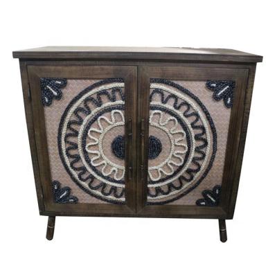 China Rustic Farmhouse Style Closet Furniture Solid Wood Solid Wood Cabinet in Bedroom for sale