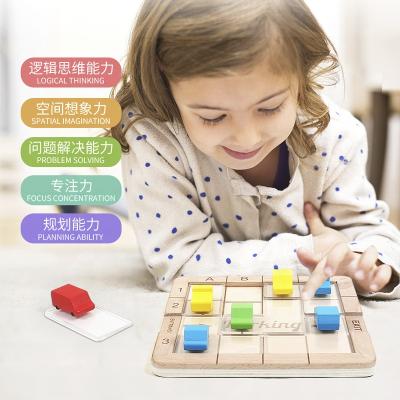 China Eco - Friendly Material Brain Game Sliding Parking Challenge Puzzle For Kids for sale