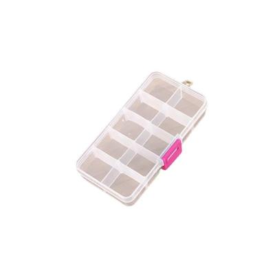 China Disposable plastic 10 grid plectrum case storage box keep your guitar picks and other little things for sale